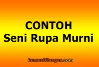 contoh seni rupa murni