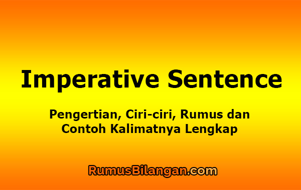 Imperative Sentence