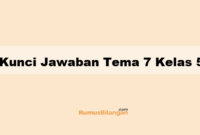 Kunci Jawaban Tema 7 Kelas 5
