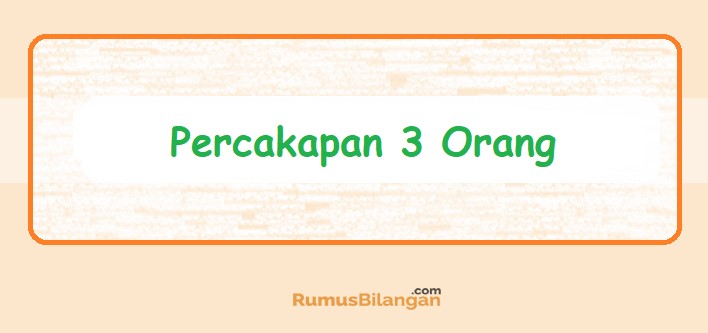 Percakapan Bahasa Arab 3 Orang